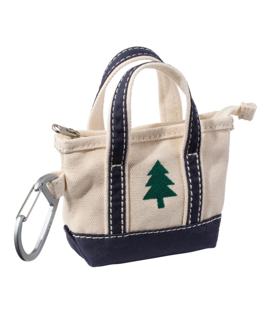 L.L.Bean Embroidered Micro Tote Bag, Pine Tree - US 9976