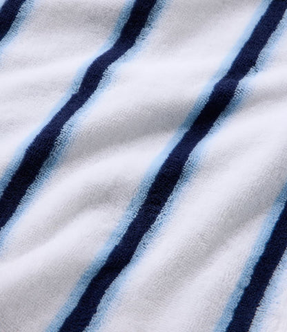 Women's Soft Plush Terry Robe, Stripe - US 0038